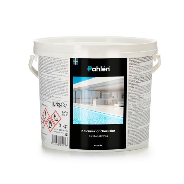 Kalciumklor chockklor, granulat - 3kg UN3487