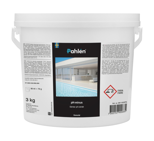 pH-minus, granulat - 3 kg