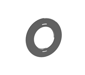 Vision Ultra Flat face plate 50 Antracite