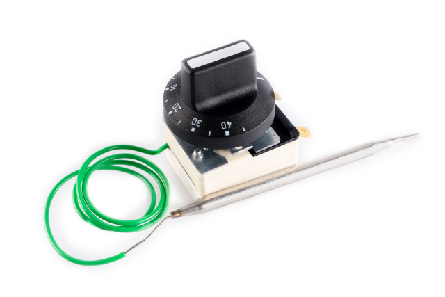 Termostat EGO 1pol 0-45°C inkl.ratt