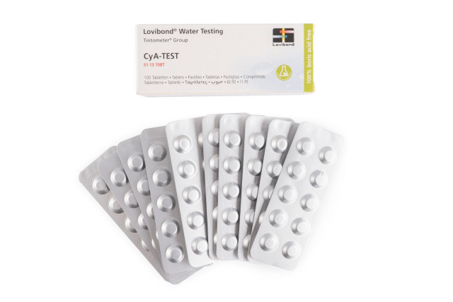 Testtablett Cyanursyra, 100 tabletter