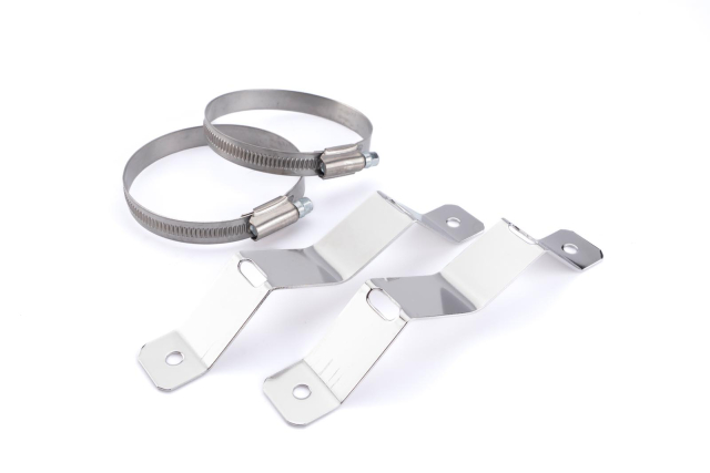 Väggfäste och fästband, 2-pack (Ø70)