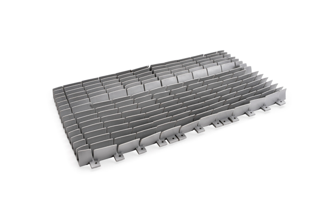 Borste, passiv PVC grå, Midi-Vac20