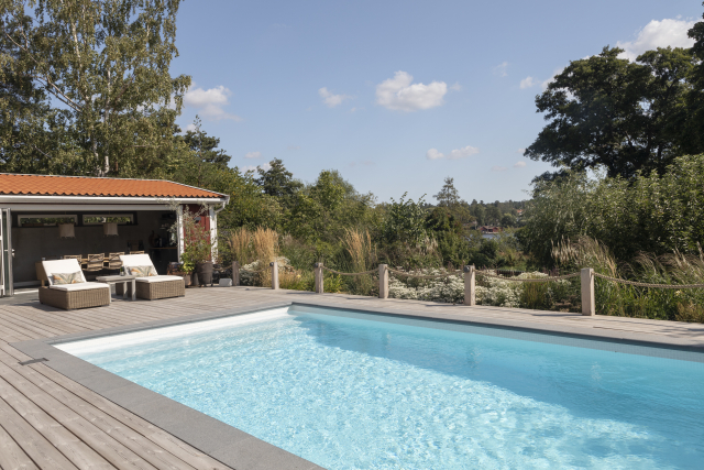 Poolpaket 4x8m Bas